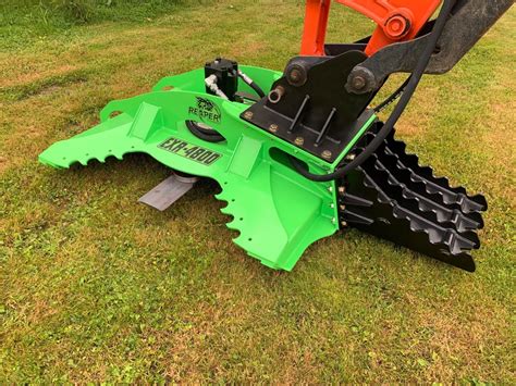 mini excavator brush cutter reviews|mini excavator rotary mower.